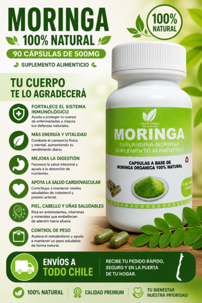 Moringa 90 caps vegetales 500mg