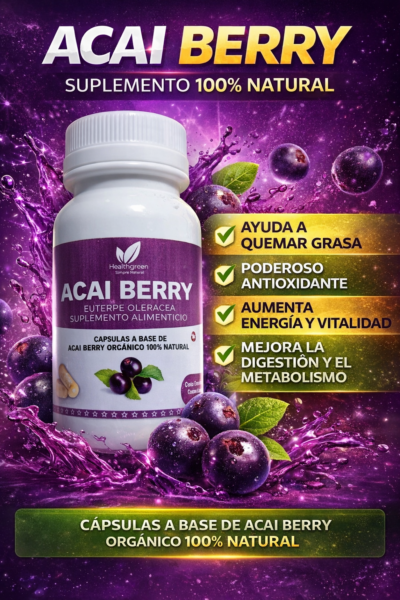 Acai Berry 500mg 90 capsulas