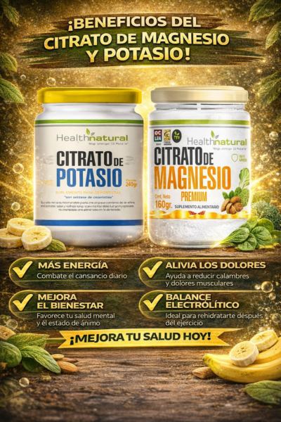 Citrato De Magnesio + Potasio