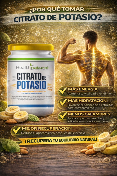 Citrato De Potasio En Polvo 240gr