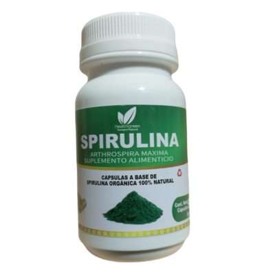 Spirulina 500mg 90 capsulas vegetales