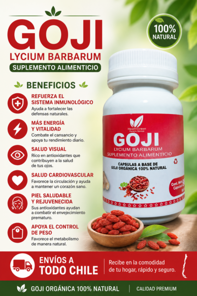 Goji 500mg 90 caps vegetales
