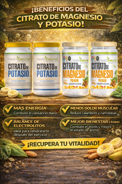 Citrato de Magnesio+Potasio