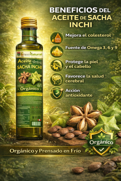 Aceite- Sacha Inchi (250ml)