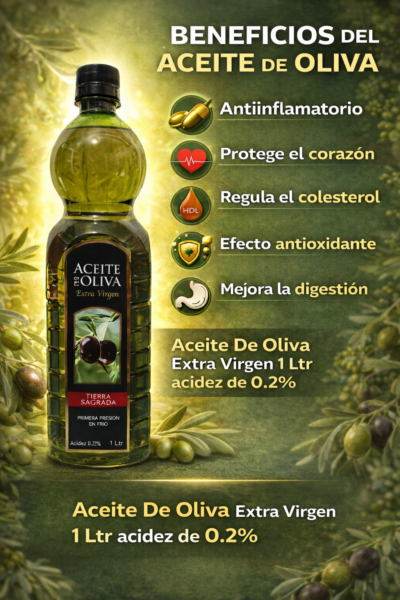 Aceite De Oliva Extra Virgen 1 Ltr