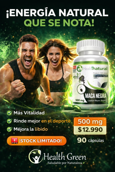 Maca Negra 100% Natural 90 De 500mg